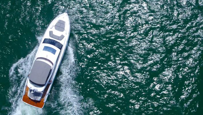 Drone Video Of 2017 Princess Yachts S65